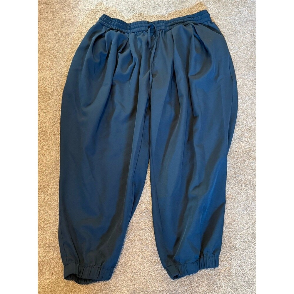 Dubgee By Whoopi  Size XL  Lagenlook Drawstring Waist Pleated Jogger Pants